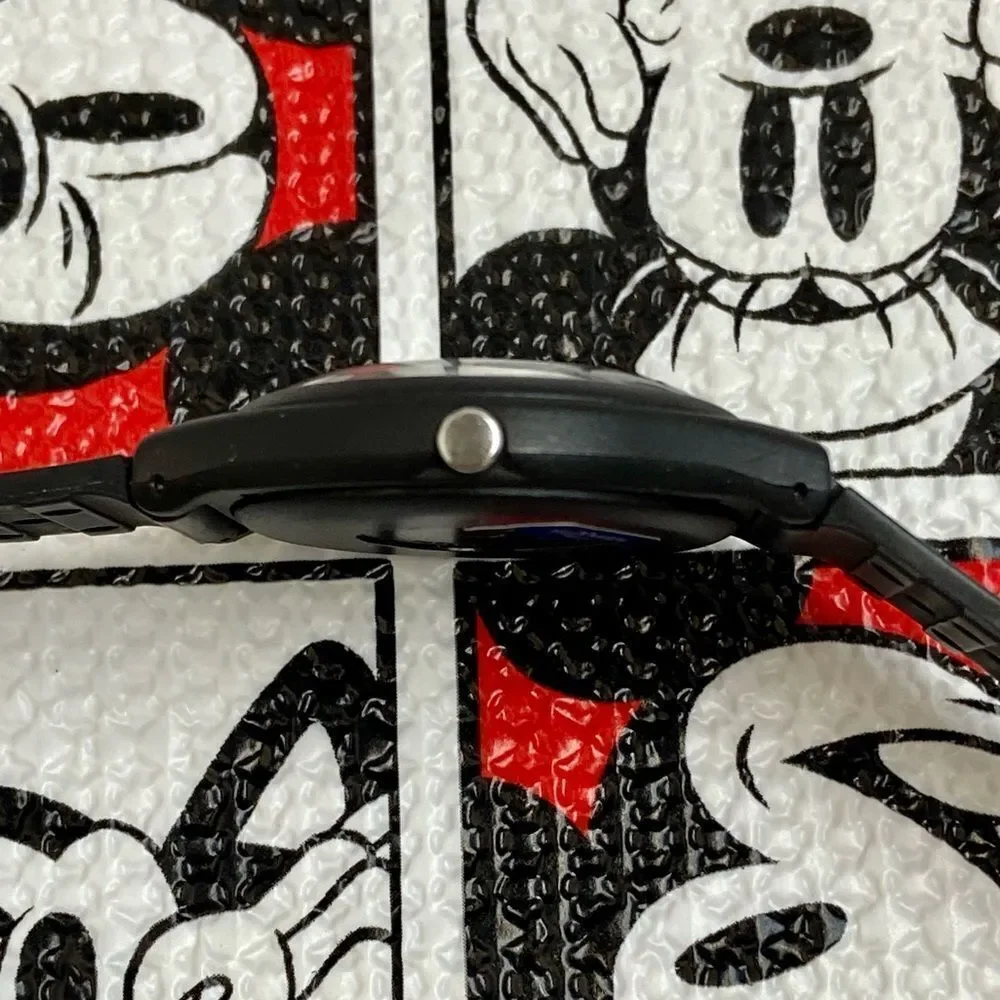 Vintage Disney X Lorus by Seiko Running Mickey Mouse Glow in the Dark Watch